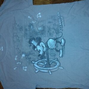 Disney Steamboat Willie Gray T-Shirt limited edition